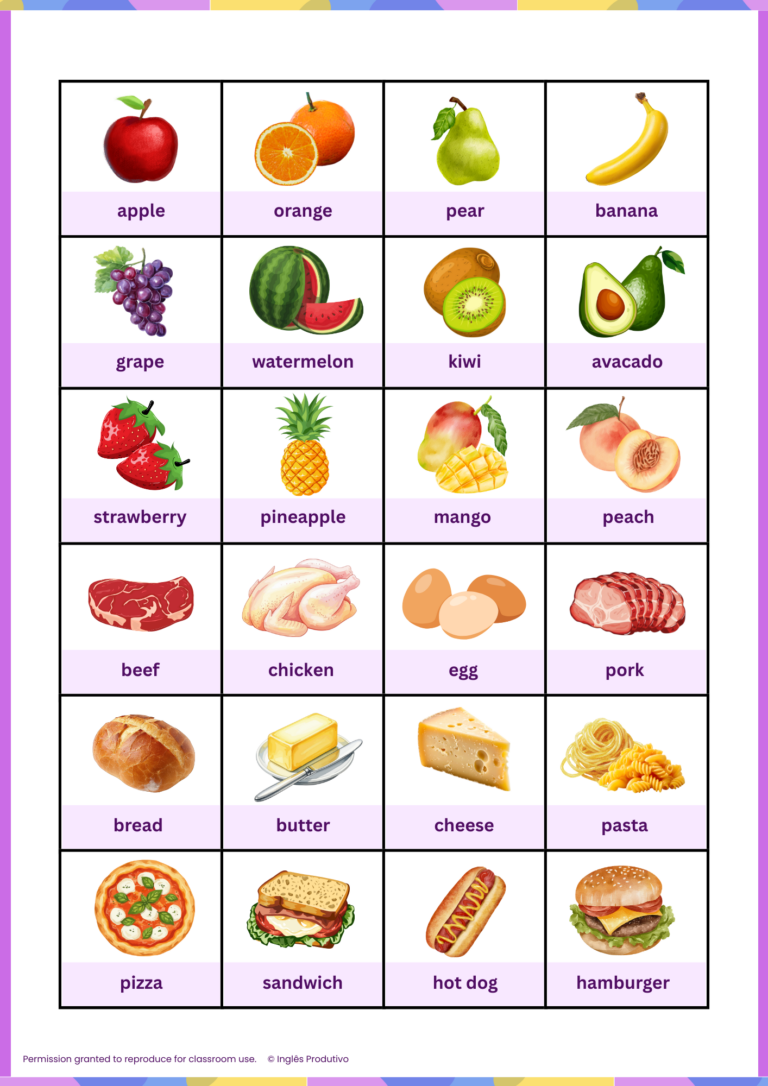 VOCAB PACK - Food and Drinks (1)