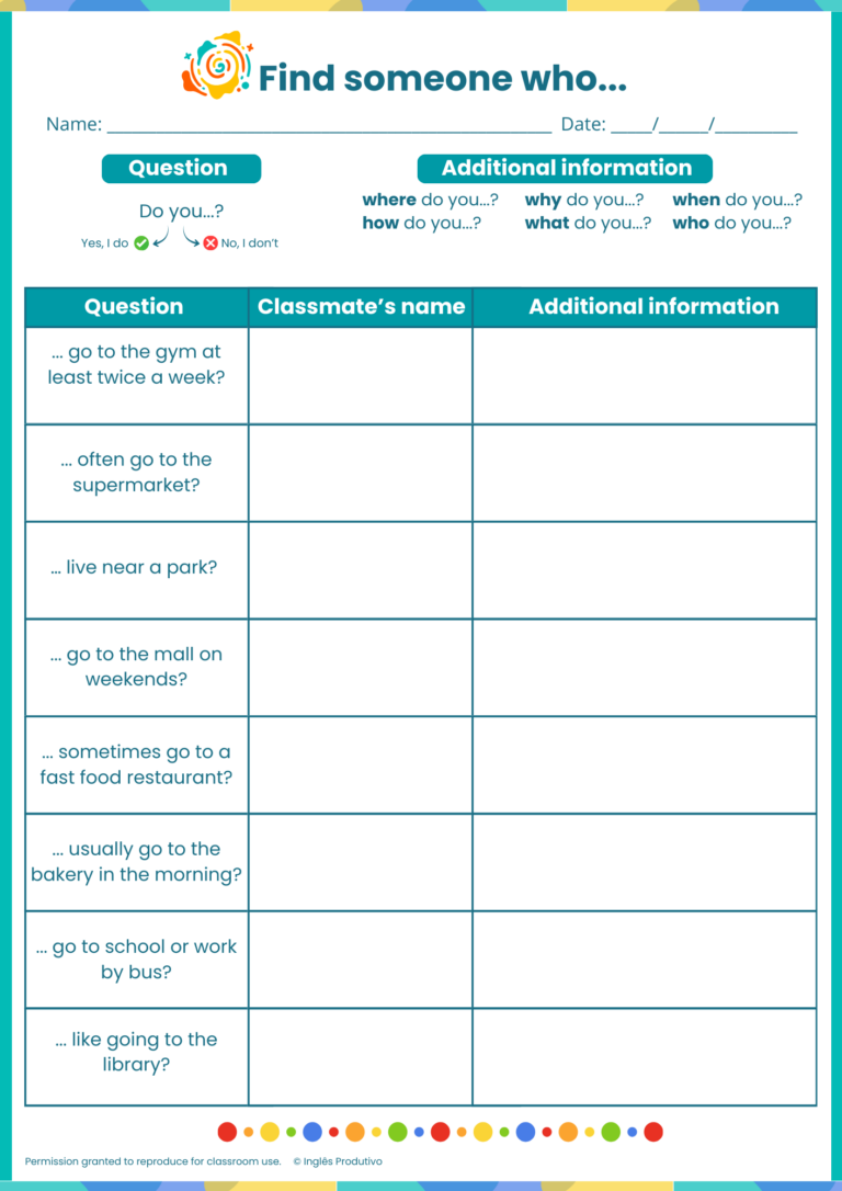 VOCAB PACK - Places Around Town (4)