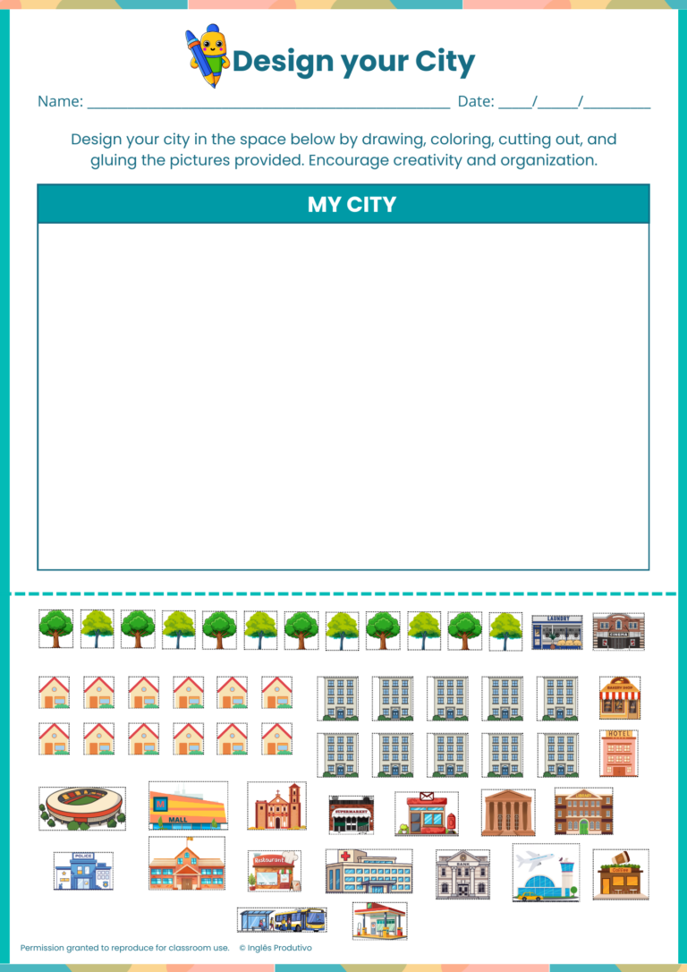 VOCAB PACK - Places Around Town (5)